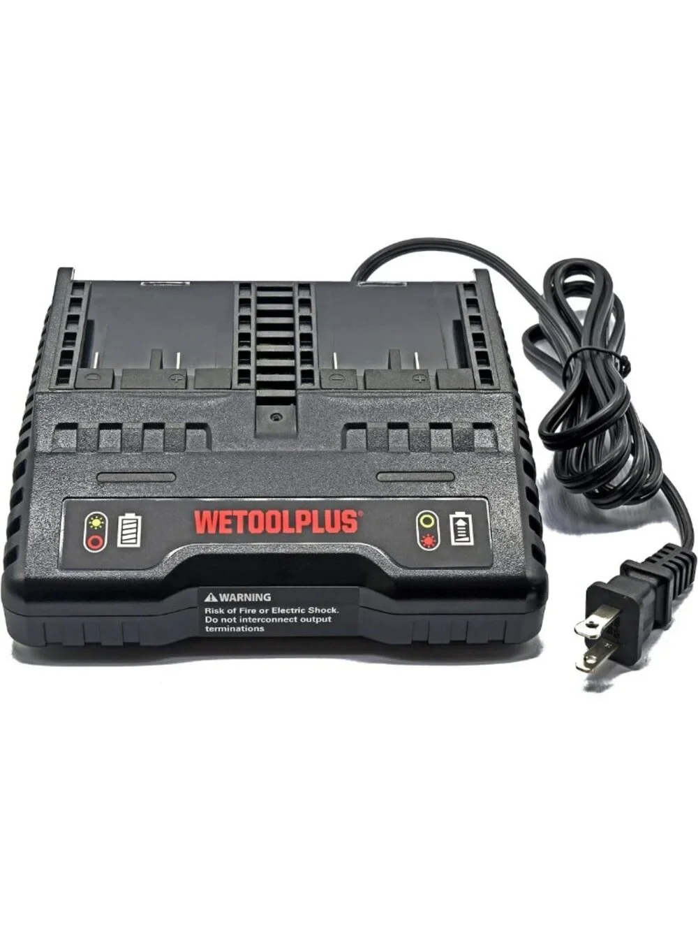 Fast Dual Charger for 20V Batteries - 1-Hour Quick Charge, Compatible with HT